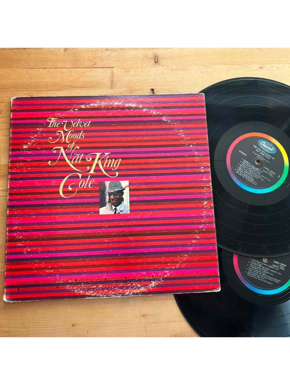 Nat King Cole - The Velvet Moods of Nat King Cole 33rpm VG++ EZ1